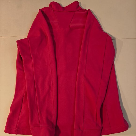 The North Face Dark Raspberry Pink Fleece Lined Zip Front Soft Shell Jacket M - Picture 10 of 10